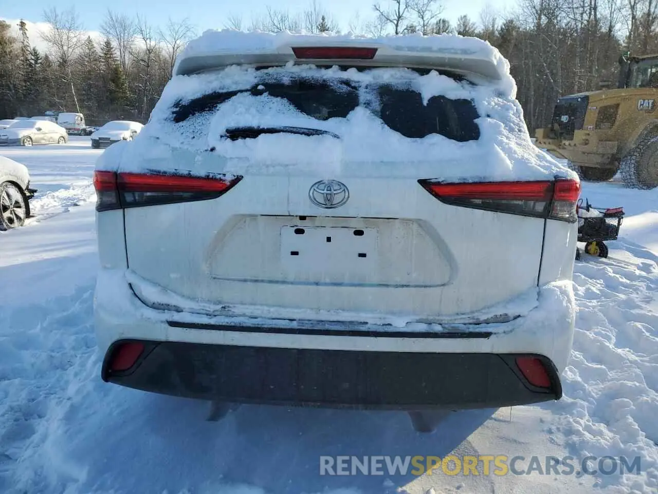 6 fotografías del automóvil dañado 5TDKDRBHXPS009445 TOYOTA HIGHLANDER 2023