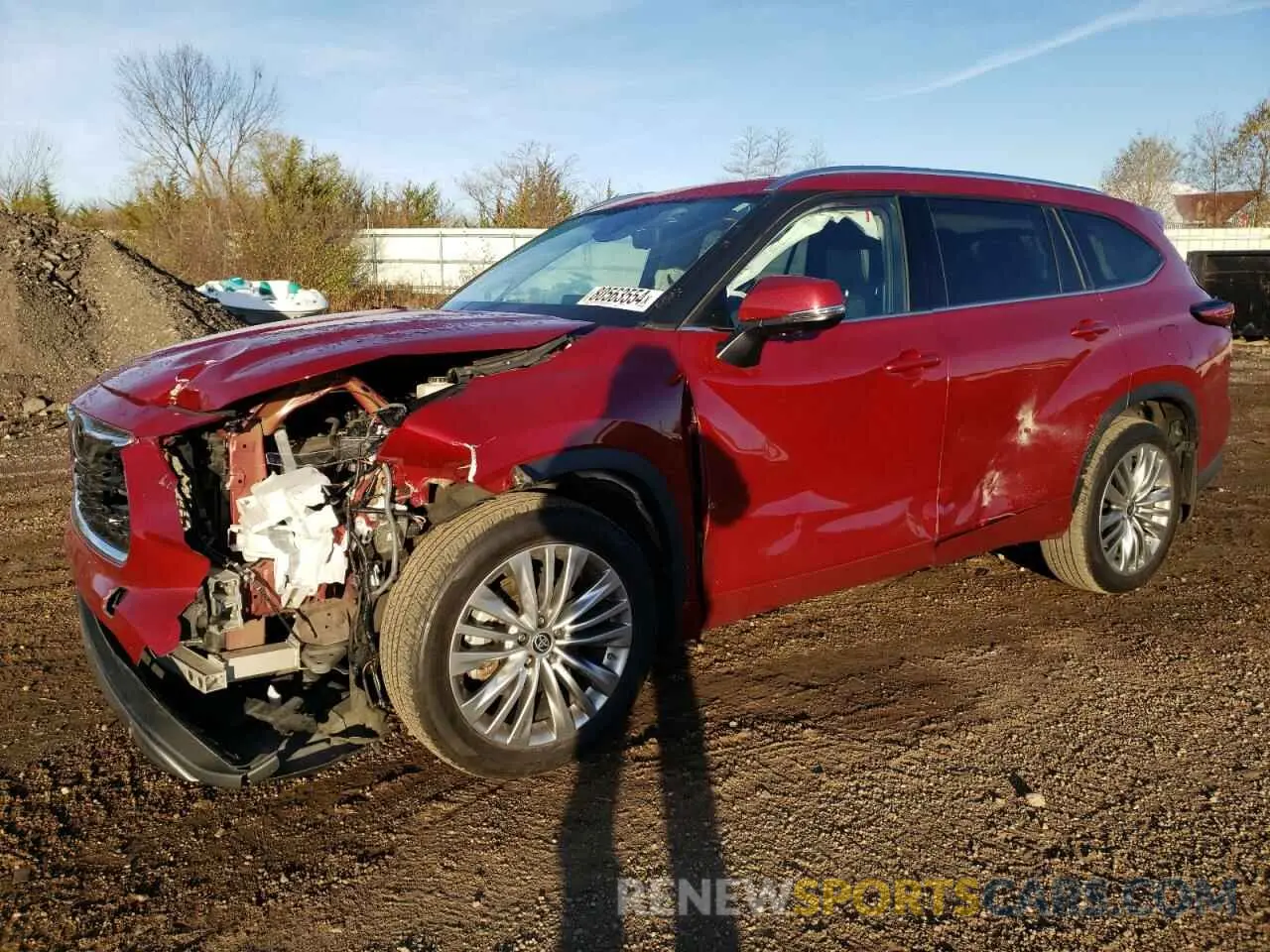 1 fotografías del automóvil dañado 5TDKDRBHXPS026634 TOYOTA HIGHLANDER 2023