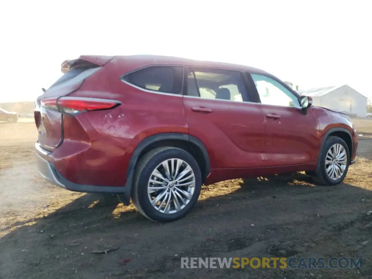3 fotografías del automóvil dañado 5TDKDRBHXPS026634 TOYOTA HIGHLANDER 2023