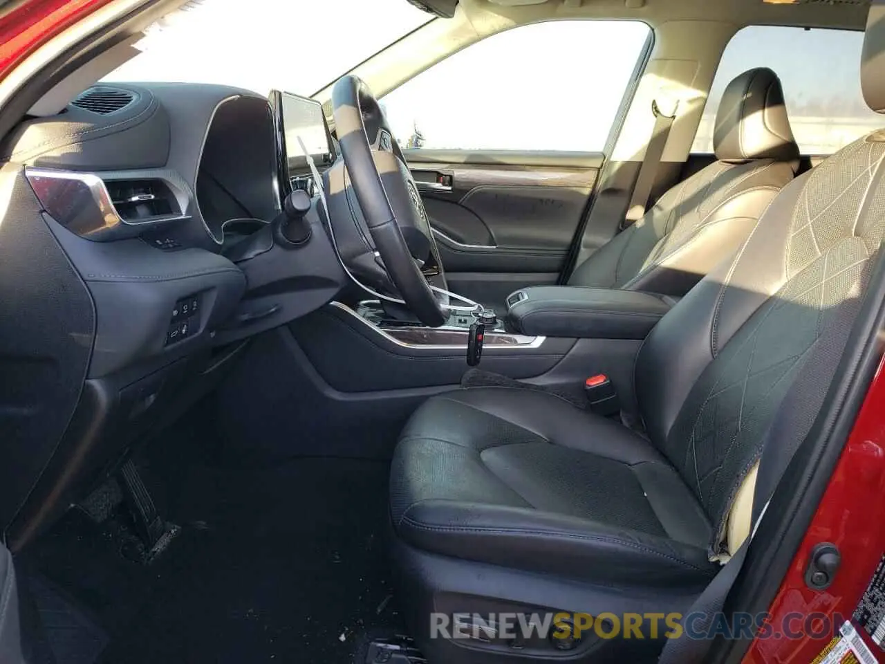 7 fotografías del automóvil dañado 5TDKDRBHXPS026634 TOYOTA HIGHLANDER 2023