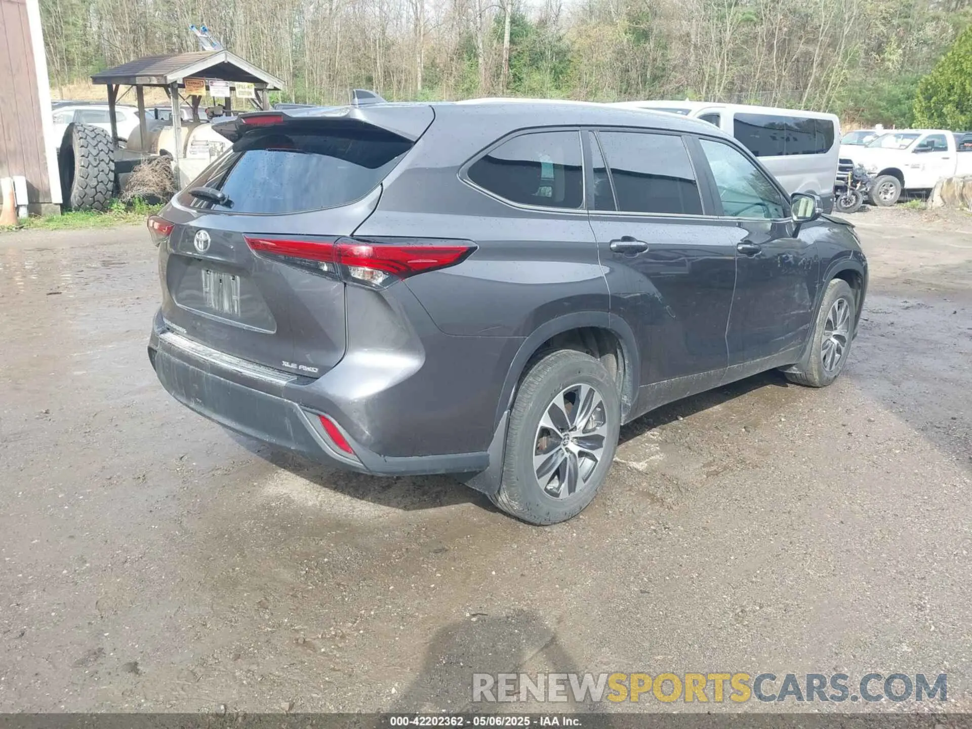 4 fotografías del automóvil dañado 5TDKDRBHXPS032904 TOYOTA HIGHLANDER 2023