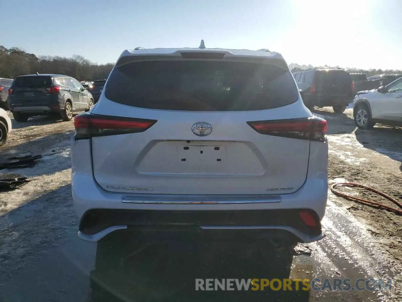 6 fotografías del automóvil dañado 5TDKDRBHXPS512876 TOYOTA HIGHLANDER 2023