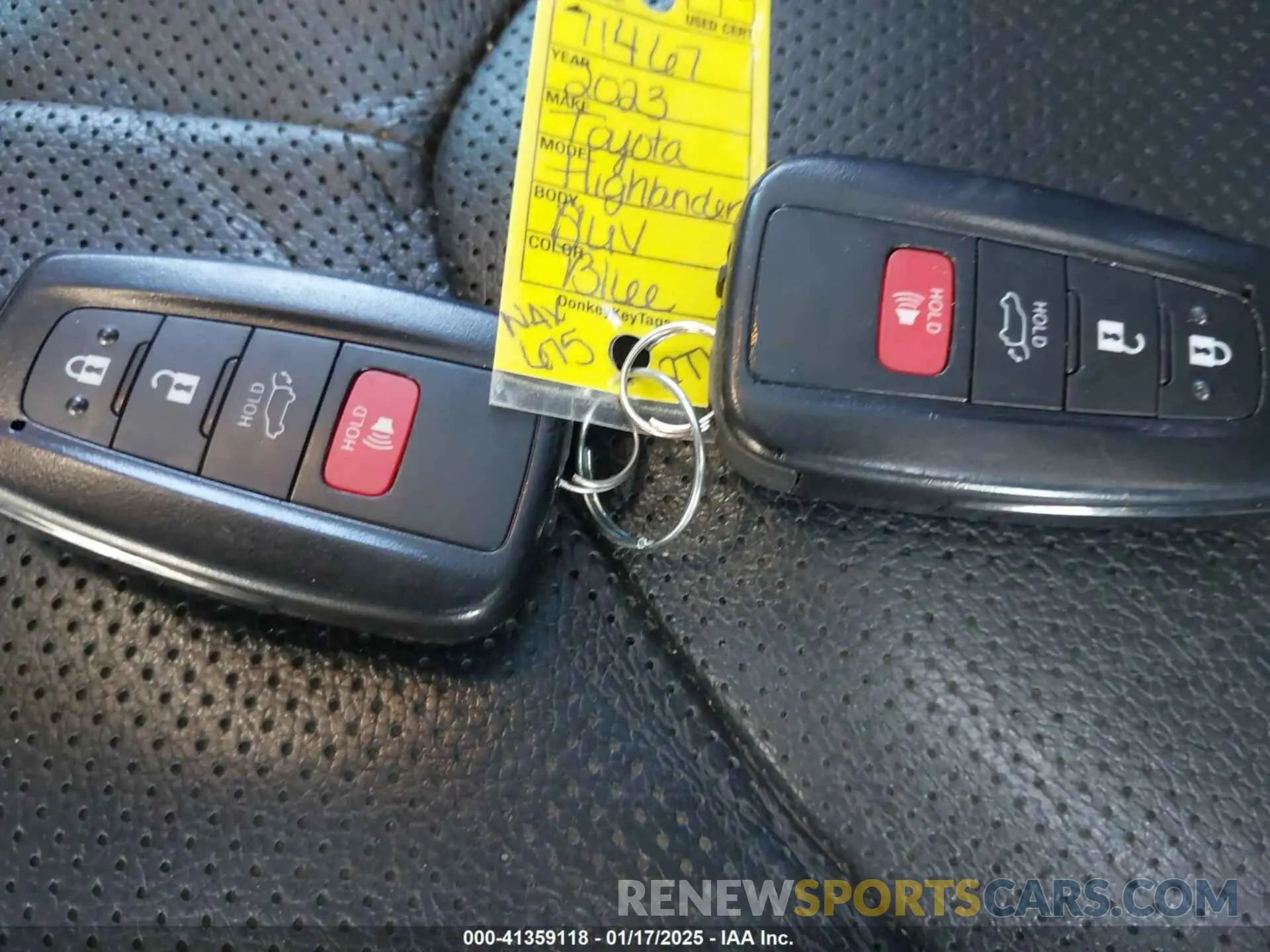 11 fotografías del automóvil dañado 5TDXBRCH1PS582776 TOYOTA HIGHLANDER 2023