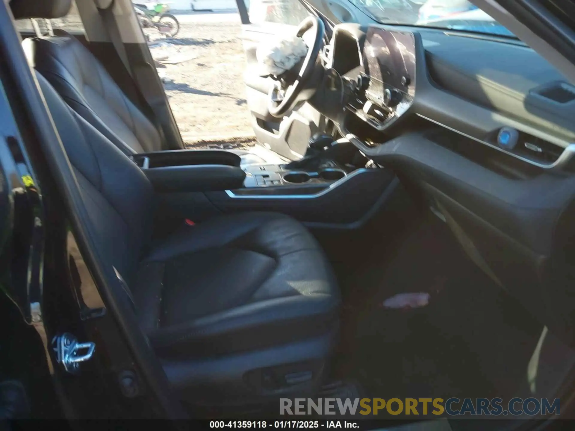 5 fotografías del automóvil dañado 5TDXBRCH1PS582776 TOYOTA HIGHLANDER 2023