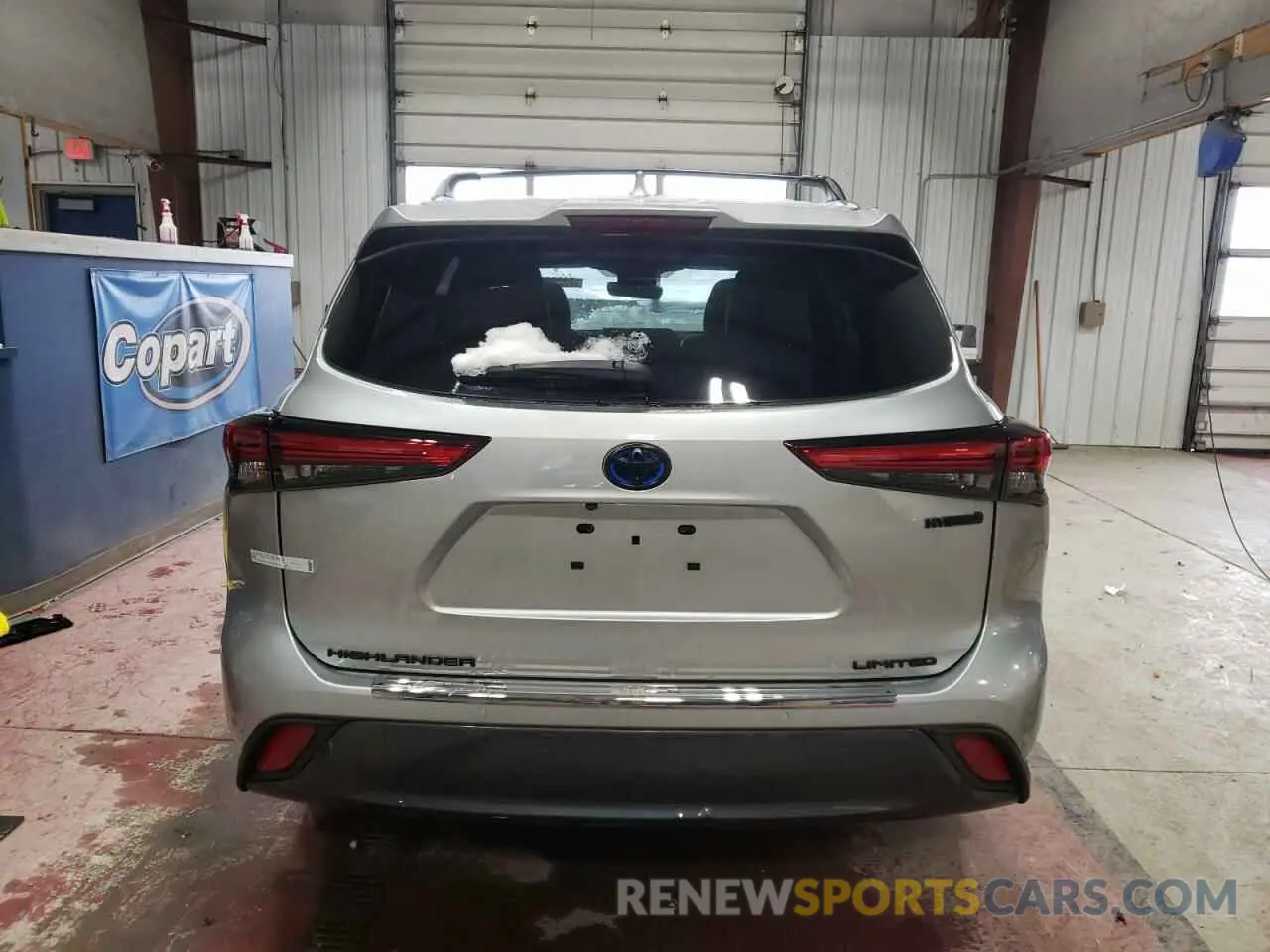 6 fotografías del automóvil dañado 5TDXBRCH2PS586089 TOYOTA HIGHLANDER 2023