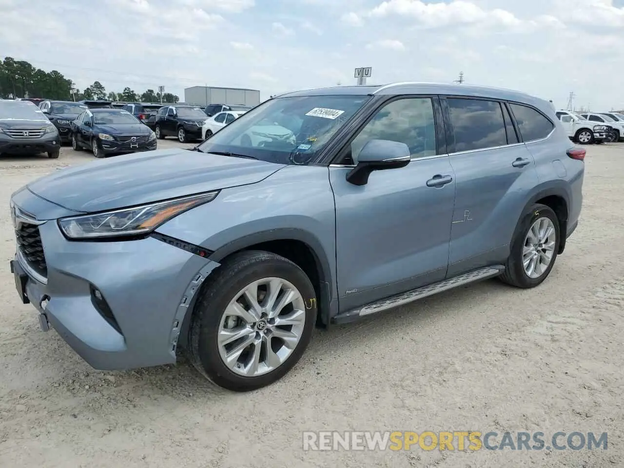 1 fotografías del automóvil dañado 5TDXBRCH5PS123976 TOYOTA HIGHLANDER 2023