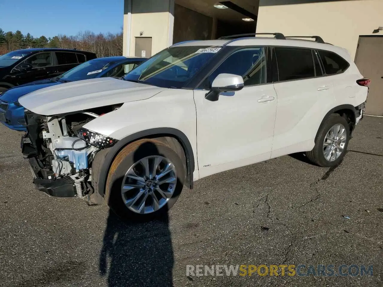 1 fotografías del automóvil dañado 5TDXBRCH7PS571118 TOYOTA HIGHLANDER 2023