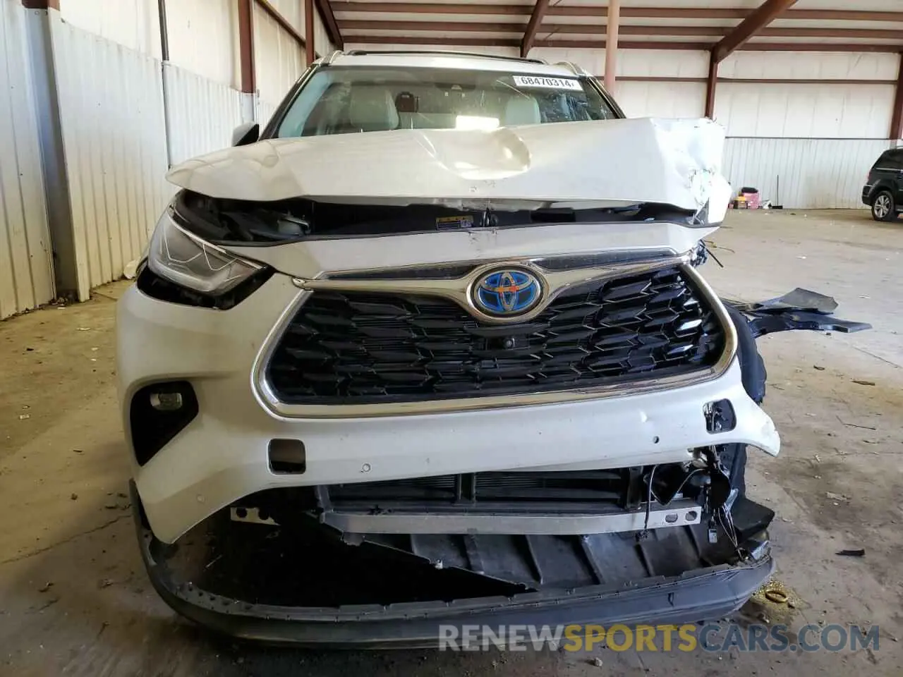 5 fotografías del automóvil dañado 5TDXBRCH8PS111160 TOYOTA HIGHLANDER 2023
