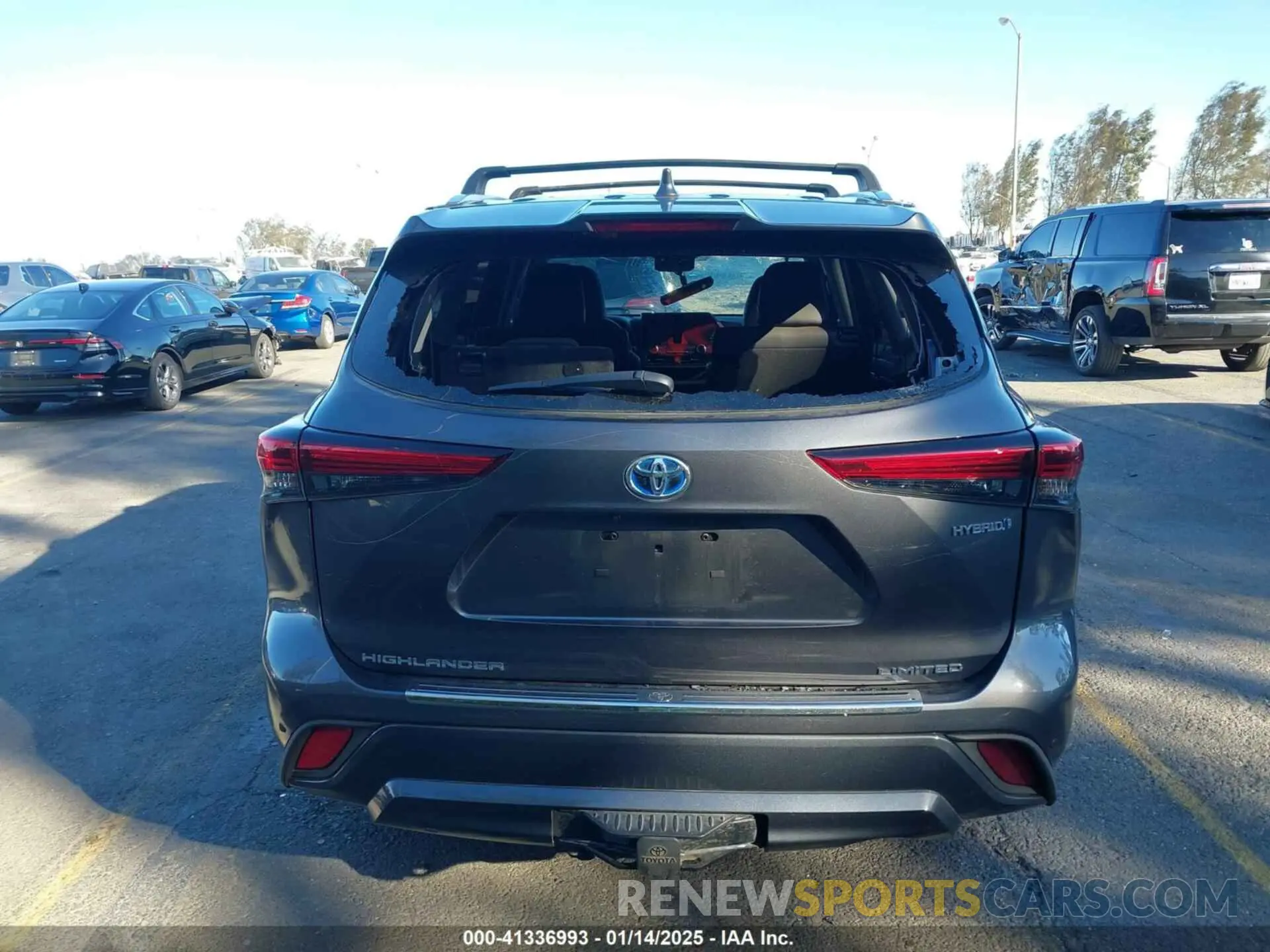 16 fotografías del automóvil dañado 5TDXBRCH8PS119887 TOYOTA HIGHLANDER 2023