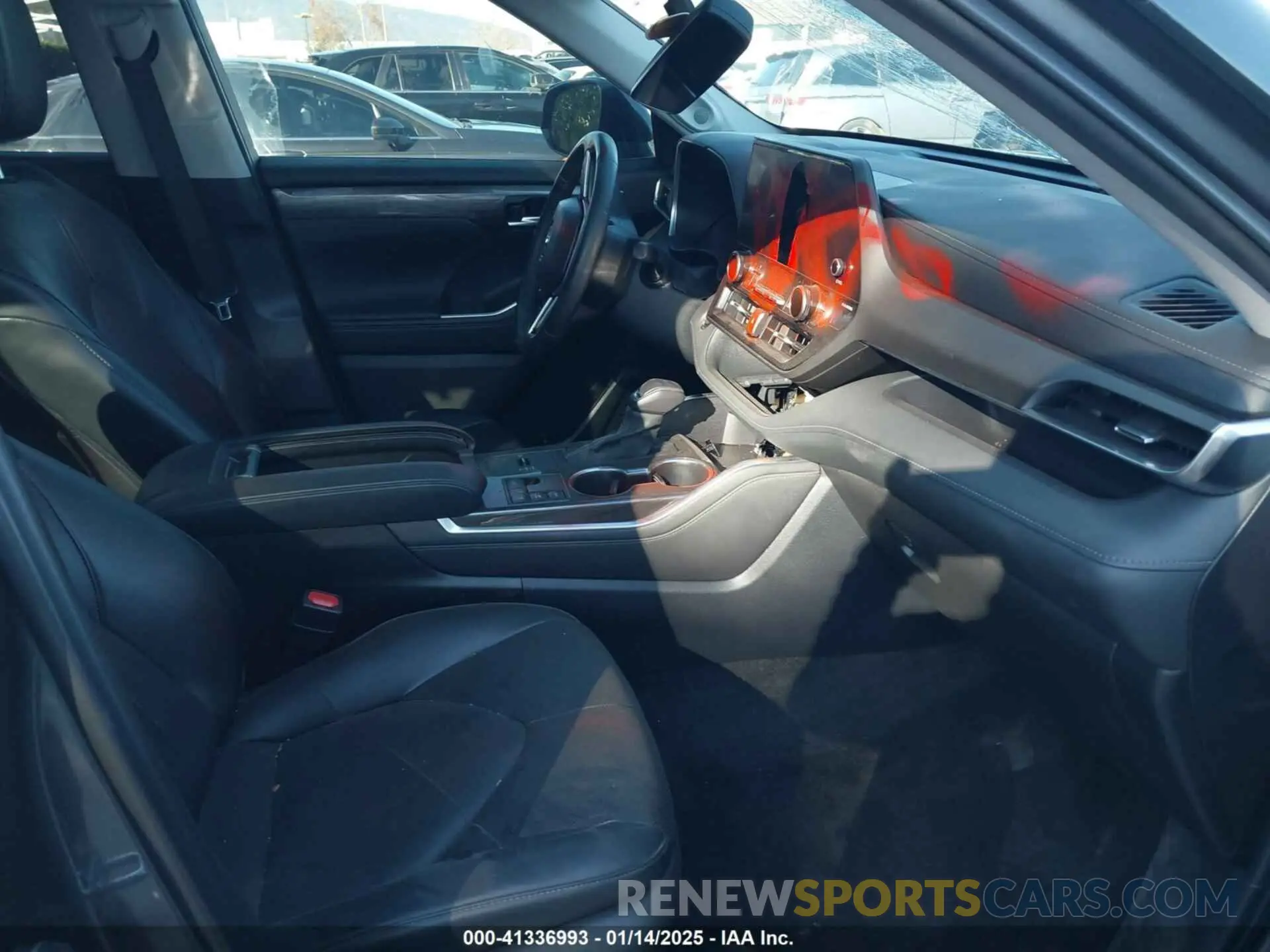 5 fotografías del automóvil dañado 5TDXBRCH8PS119887 TOYOTA HIGHLANDER 2023