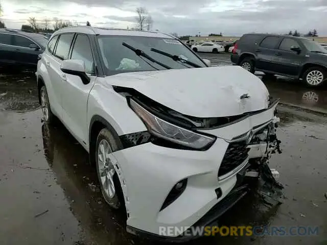 11 fotografías del automóvil dañado 5TDXBRCH8PS125320 TOYOTA HIGHLANDER 2023