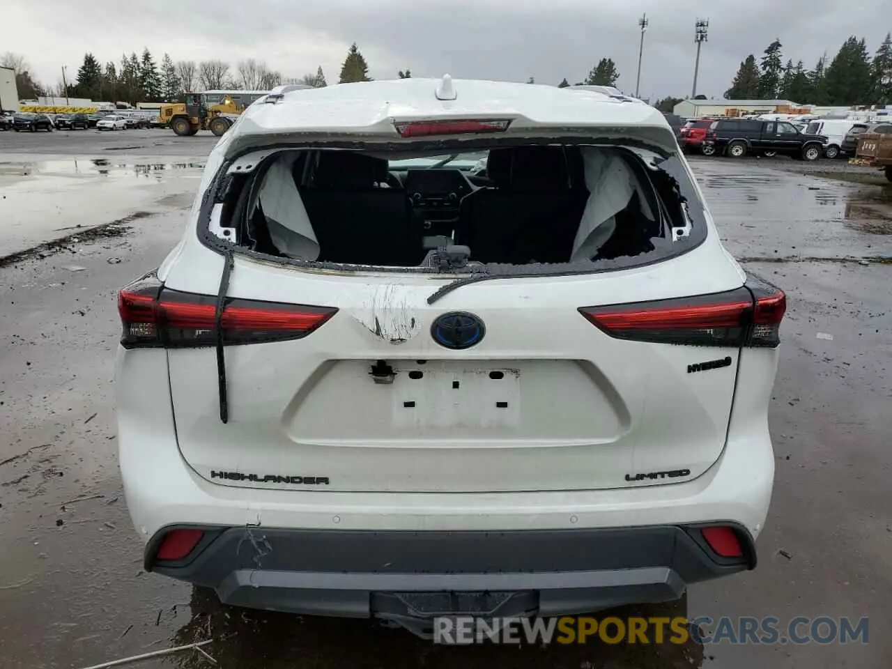 6 fotografías del automóvil dañado 5TDXBRCH8PS125320 TOYOTA HIGHLANDER 2023