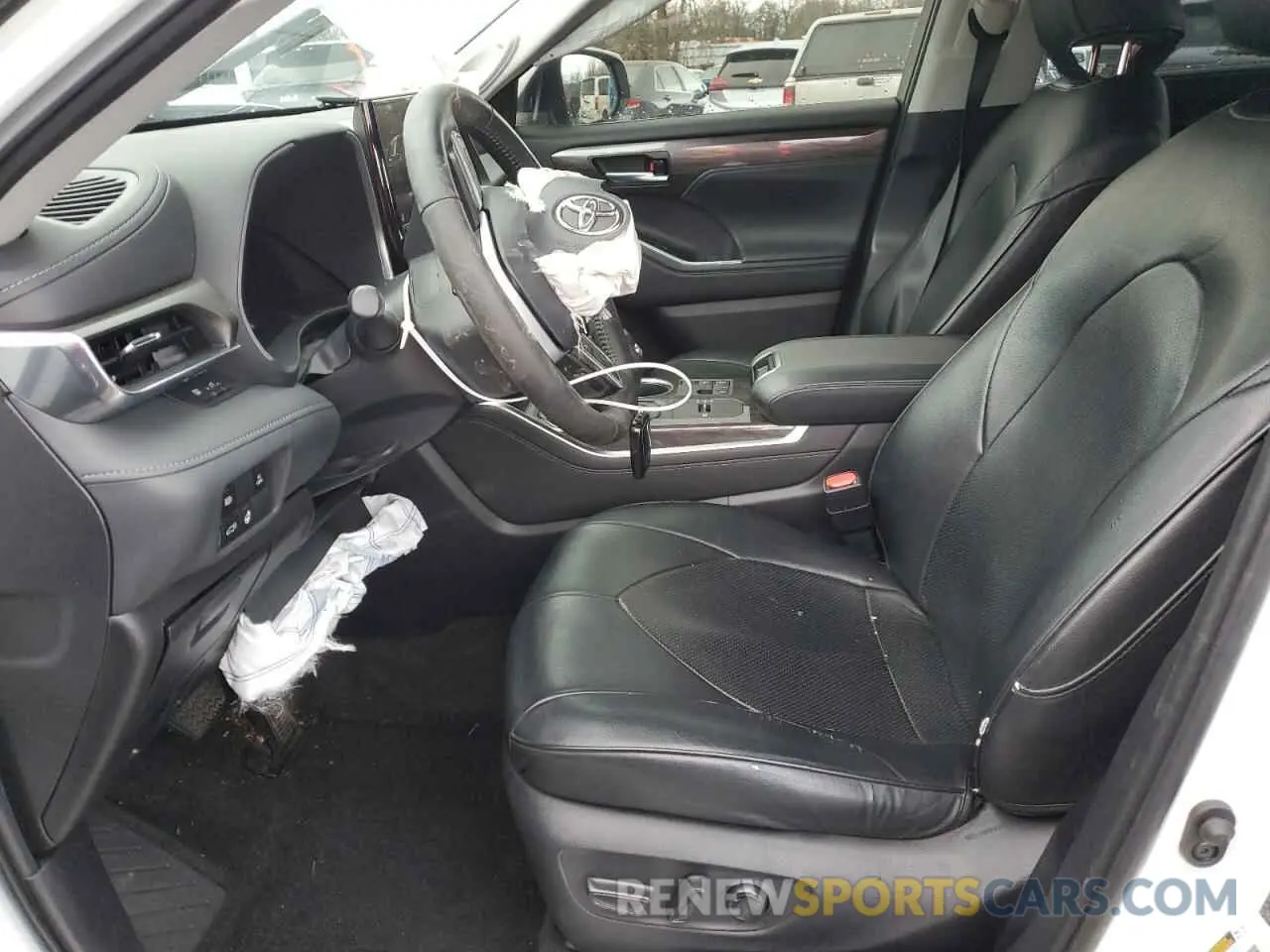 7 fotografías del automóvil dañado 5TDXBRCH8PS125320 TOYOTA HIGHLANDER 2023