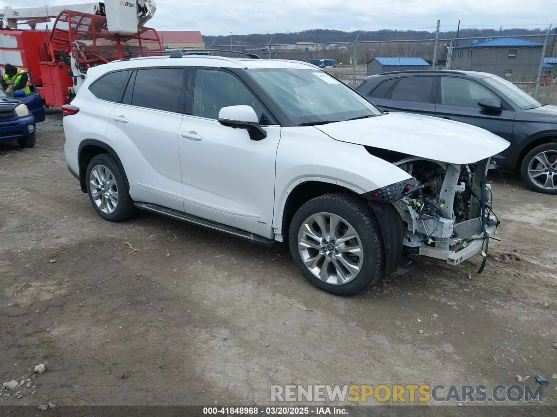 1 fotografías del automóvil dañado 5TDXBRCH8PS126869 TOYOTA HIGHLANDER 2023