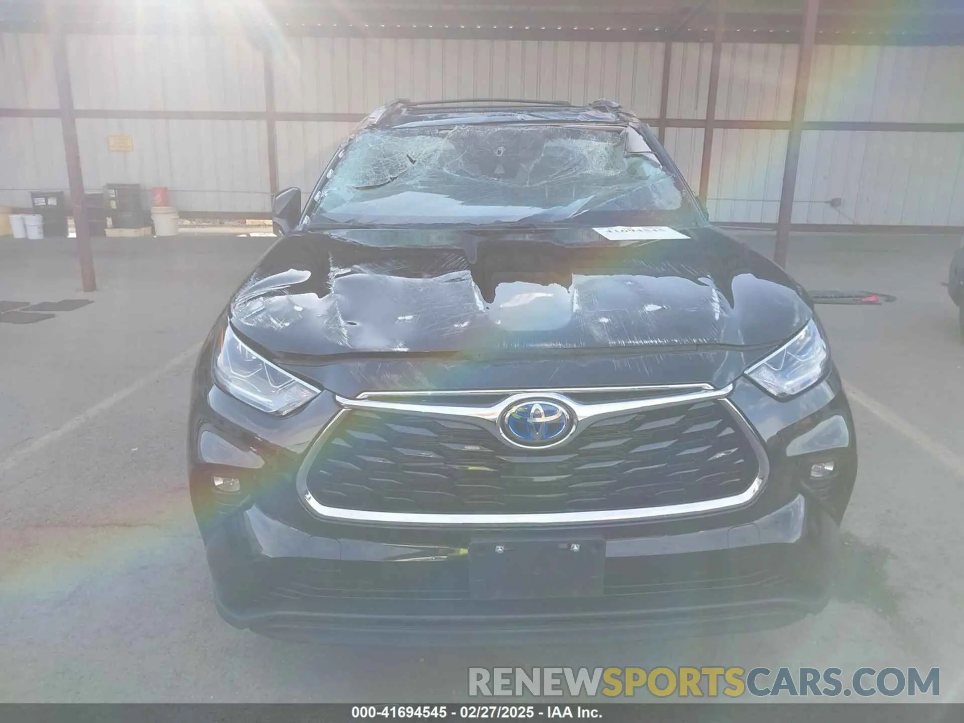 12 fotografías del automóvil dañado 5TDYARAH5PS022947 TOYOTA HIGHLANDER 2023