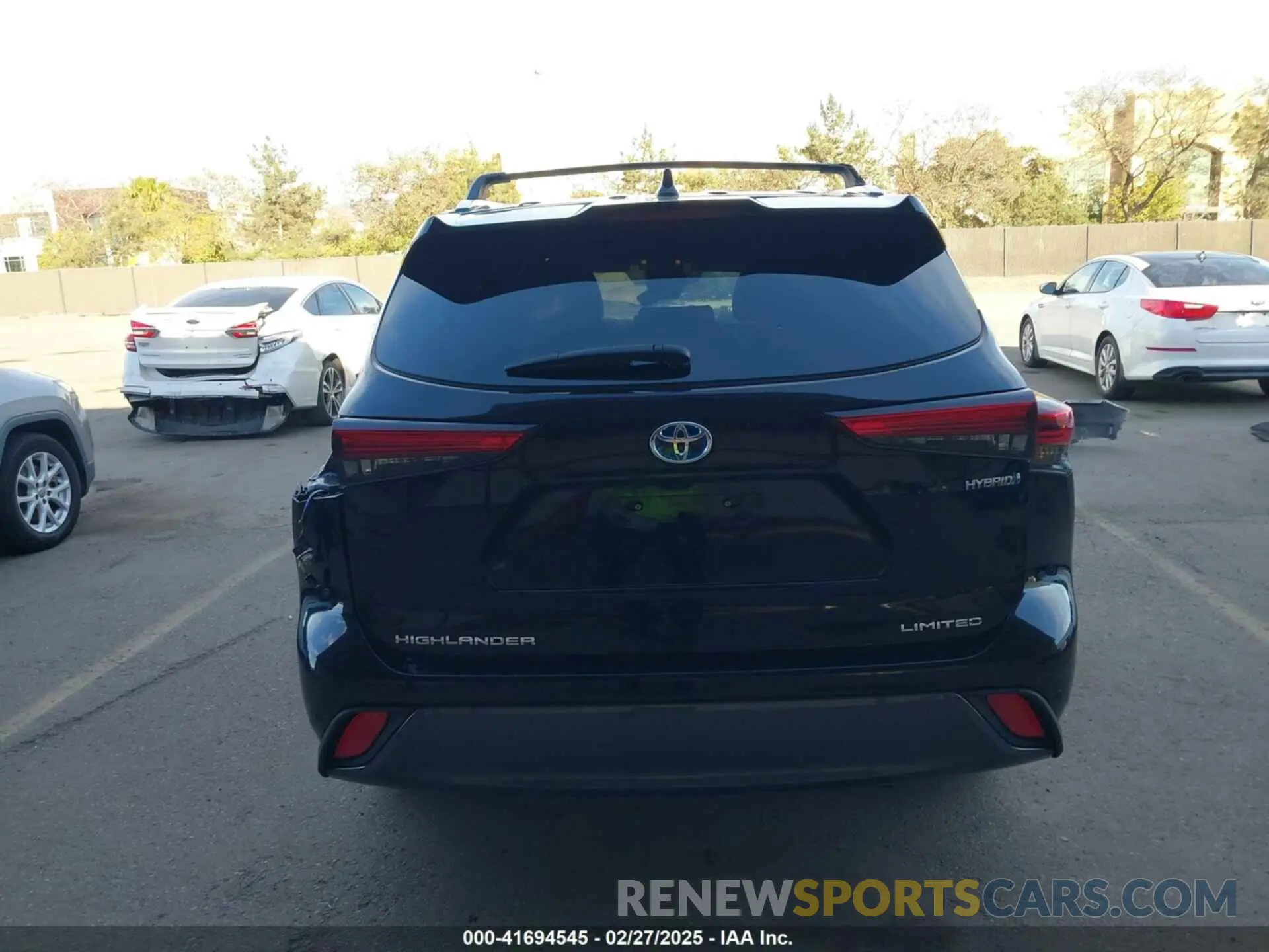 16 fotografías del automóvil dañado 5TDYARAH5PS022947 TOYOTA HIGHLANDER 2023