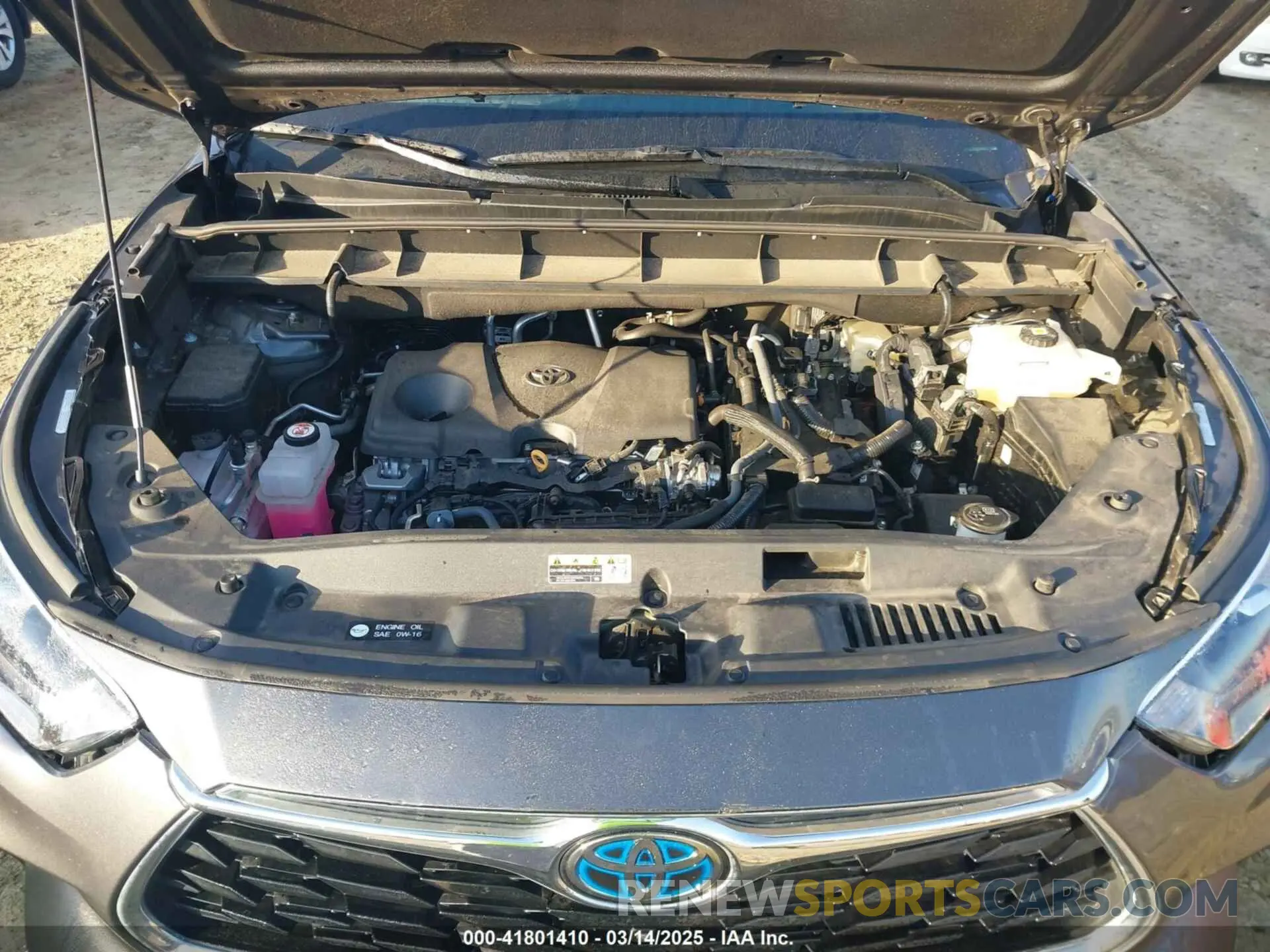 10 fotografías del automóvil dañado 5TDYARAH5PS023533 TOYOTA HIGHLANDER 2023