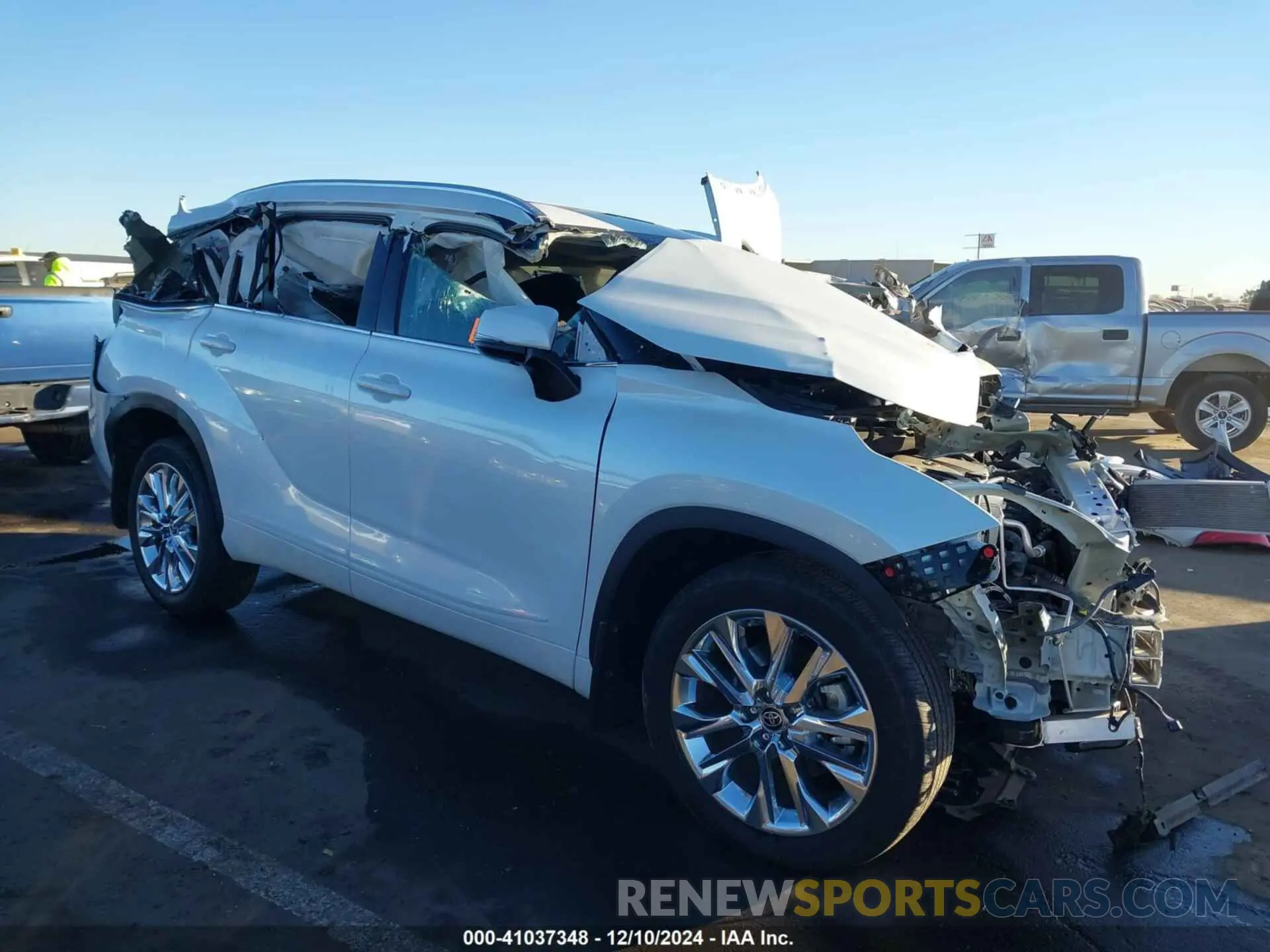1 fotografías del automóvil dañado 5TDYARAH7PS018401 TOYOTA HIGHLANDER 2023