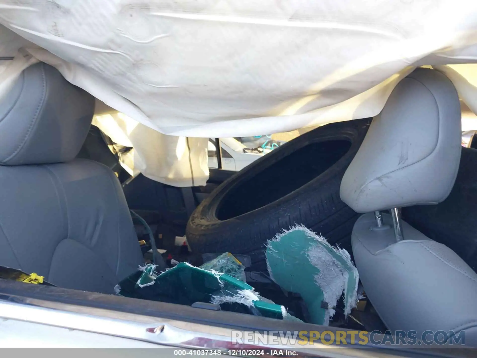 8 fotografías del automóvil dañado 5TDYARAH7PS018401 TOYOTA HIGHLANDER 2023