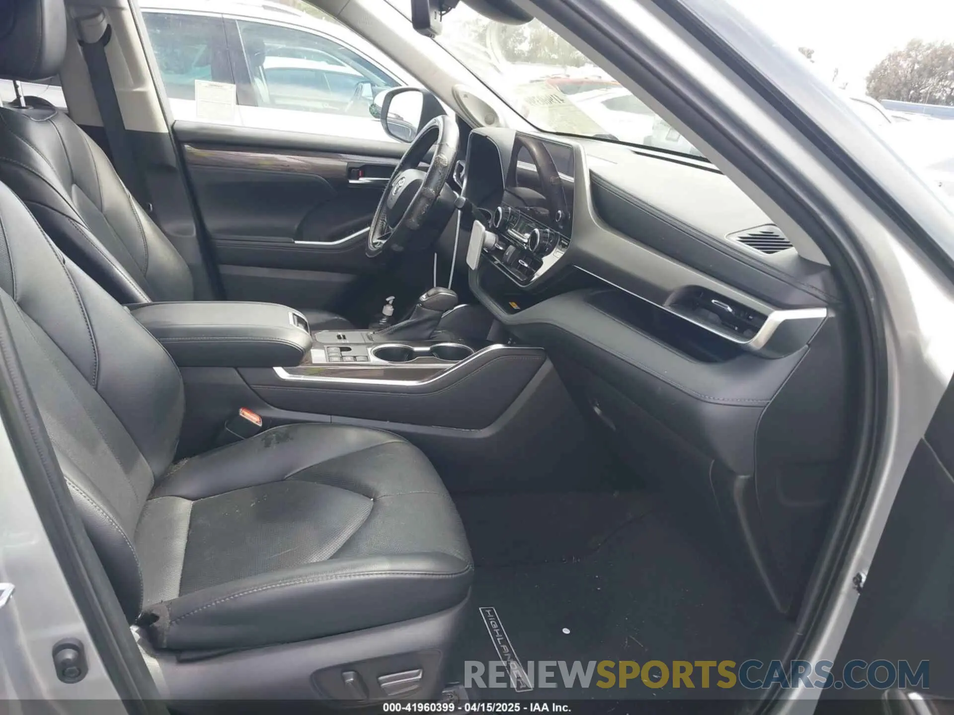 5 fotografías del automóvil dañado 5TDYARAH9PS523498 TOYOTA HIGHLANDER 2023