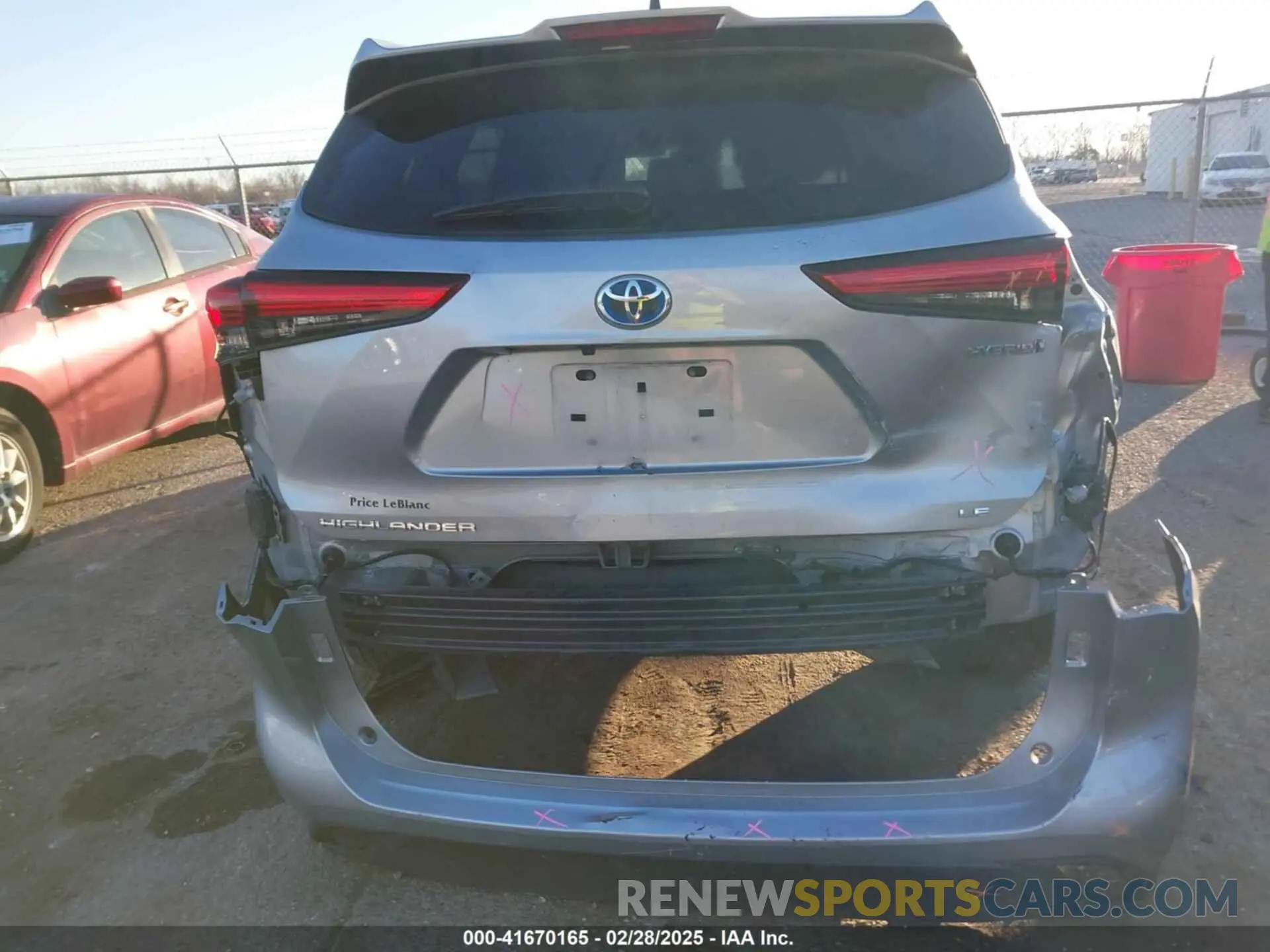 16 fotografías del automóvil dañado 5TDZARAH7PS519597 TOYOTA HIGHLANDER 2023
