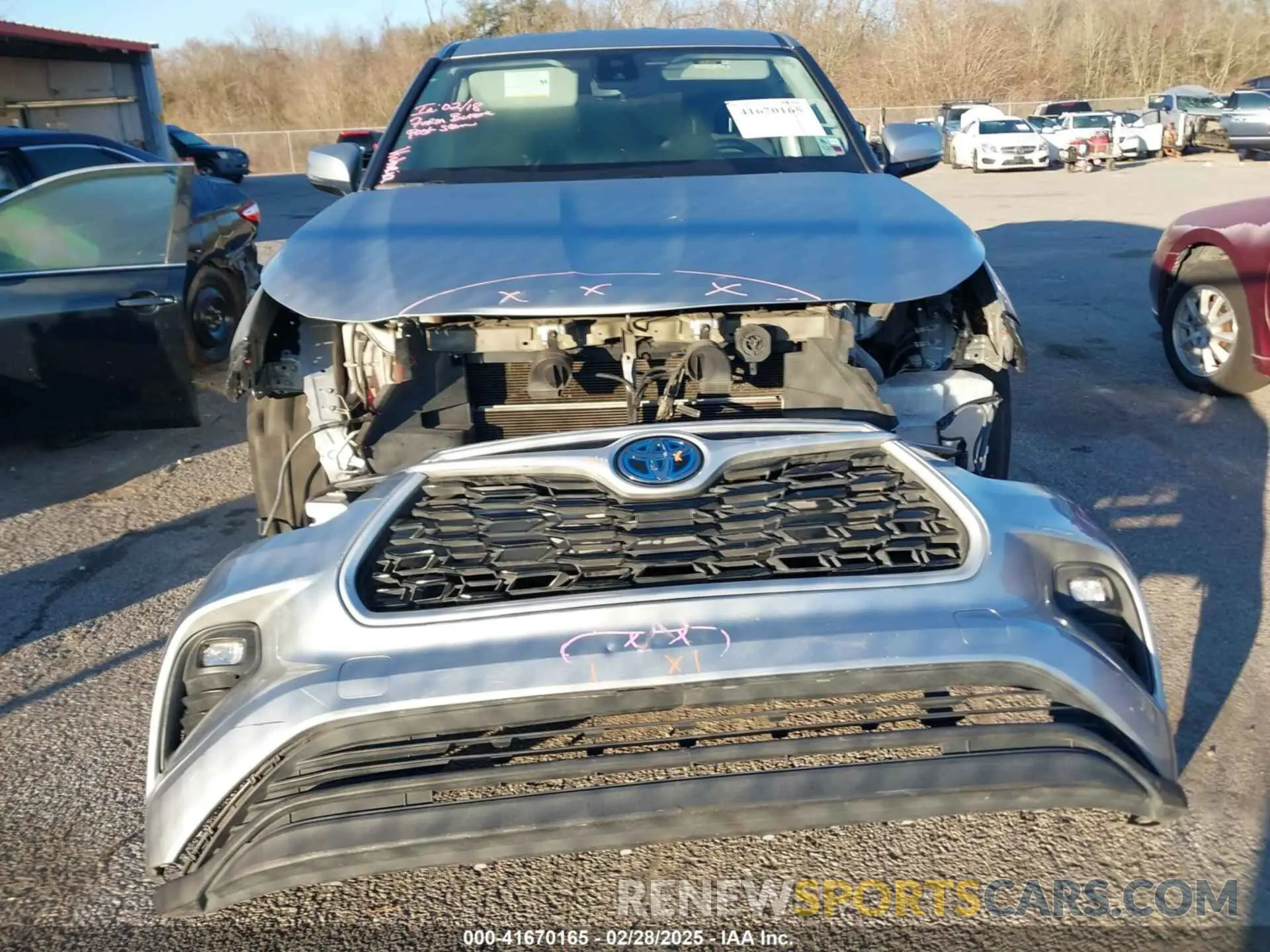 6 fotografías del automóvil dañado 5TDZARAH7PS519597 TOYOTA HIGHLANDER 2023