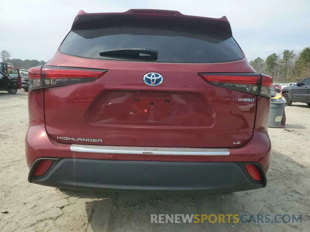 6 fotografías del automóvil dañado 5TDZARAH9PS518001 TOYOTA HIGHLANDER 2023