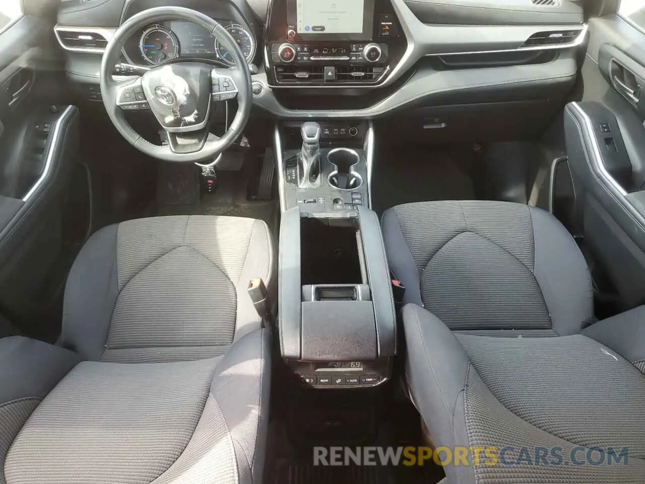 8 fotografías del automóvil dañado 5TDZARAH9PS518001 TOYOTA HIGHLANDER 2023