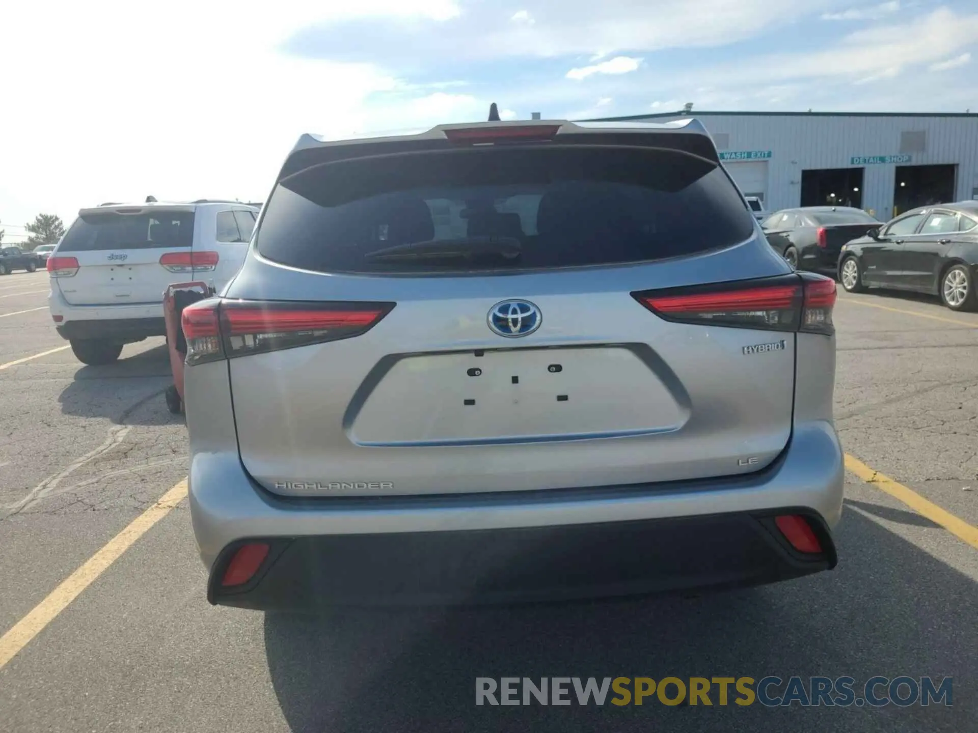 5 fotografías del automóvil dañado 5TDZARAHXPS527564 TOYOTA HIGHLANDER 2023