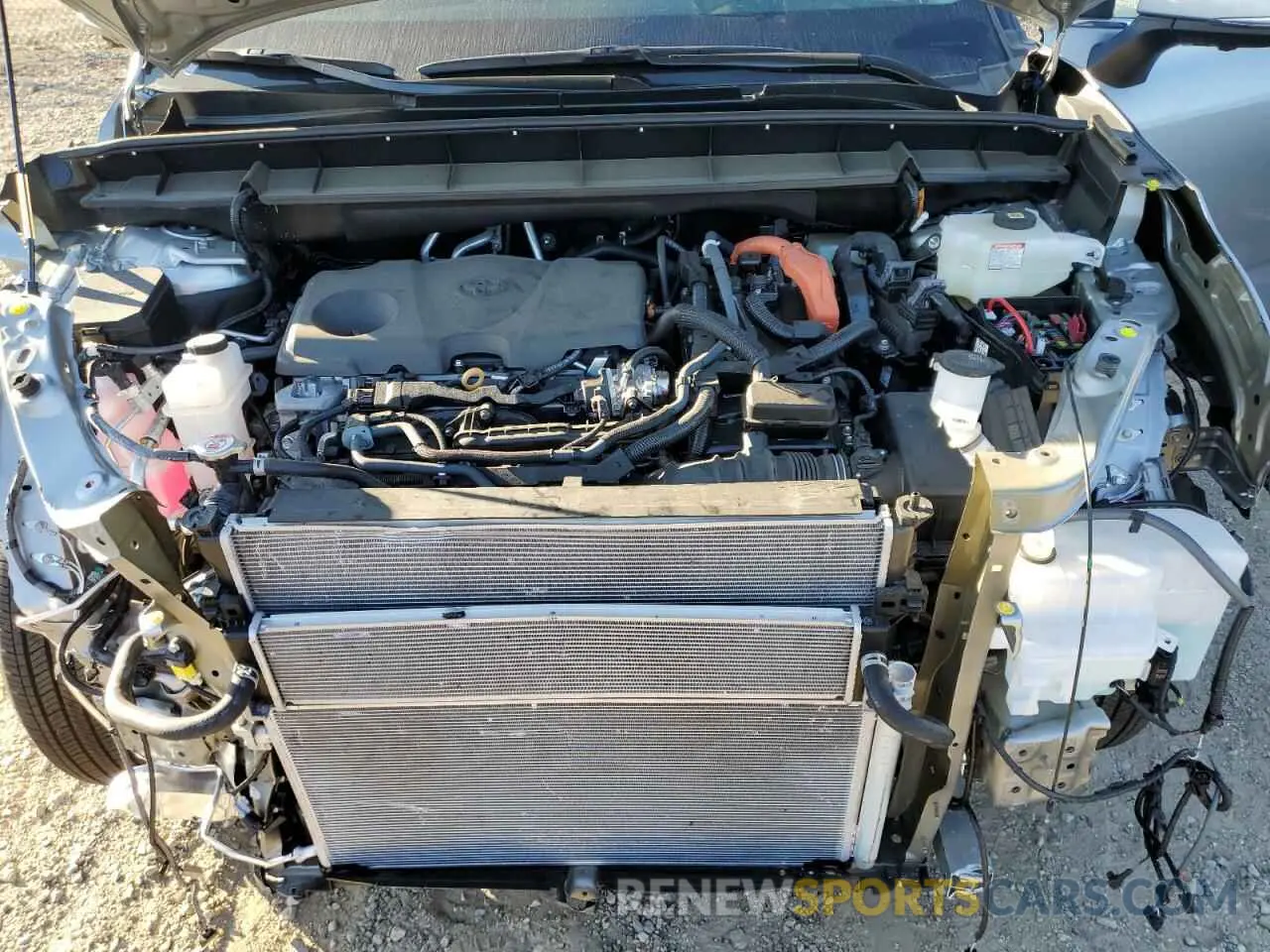 12 fotografías del automóvil dañado 5TDEBRCH0RS142347 TOYOTA HIGHLANDER 2024