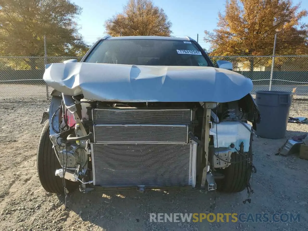 5 fotografías del automóvil dañado 5TDEBRCH0RS142347 TOYOTA HIGHLANDER 2024