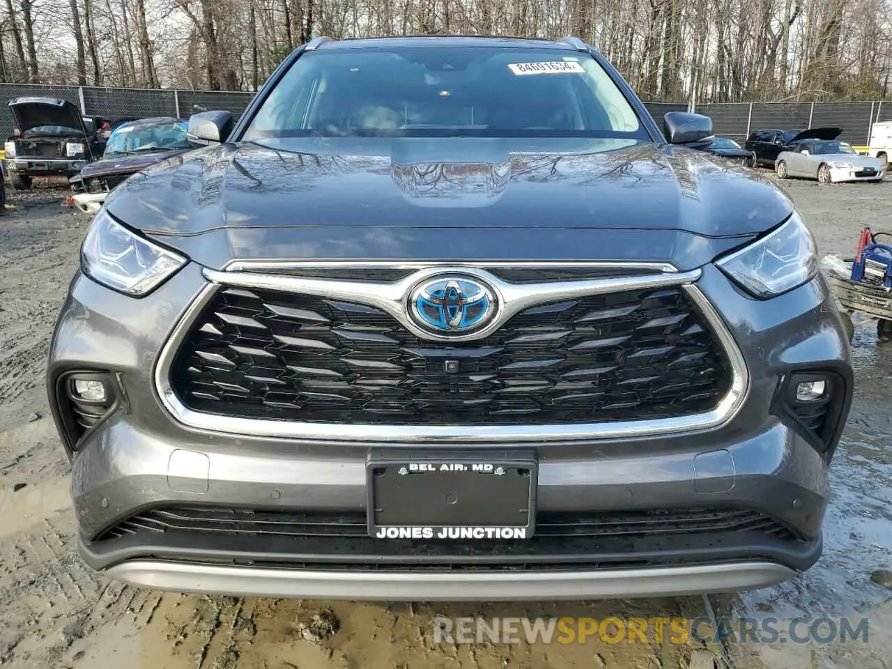 5 fotografías del automóvil dañado 5TDEBRCH1RS640069 TOYOTA HIGHLANDER 2024