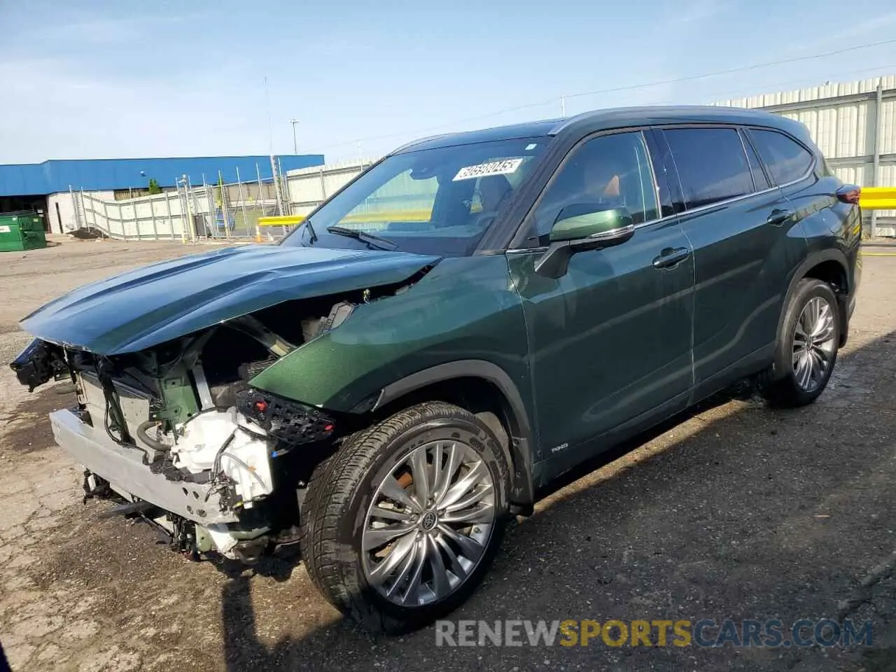 1 fotografías del automóvil dañado 5TDEBRCH4RS610693 TOYOTA HIGHLANDER 2024
