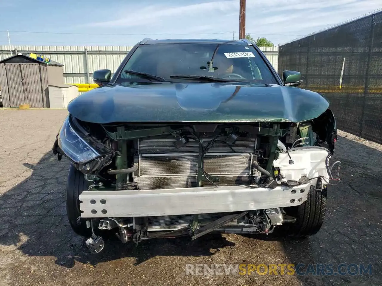 5 fotografías del automóvil dañado 5TDEBRCH4RS610693 TOYOTA HIGHLANDER 2024
