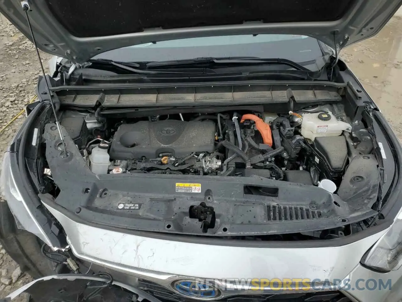 12 fotografías del automóvil dañado 5TDEBRCHXRS603912 TOYOTA HIGHLANDER 2024