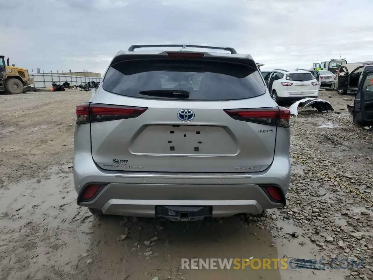 6 fotografías del automóvil dañado 5TDEBRCHXRS603912 TOYOTA HIGHLANDER 2024