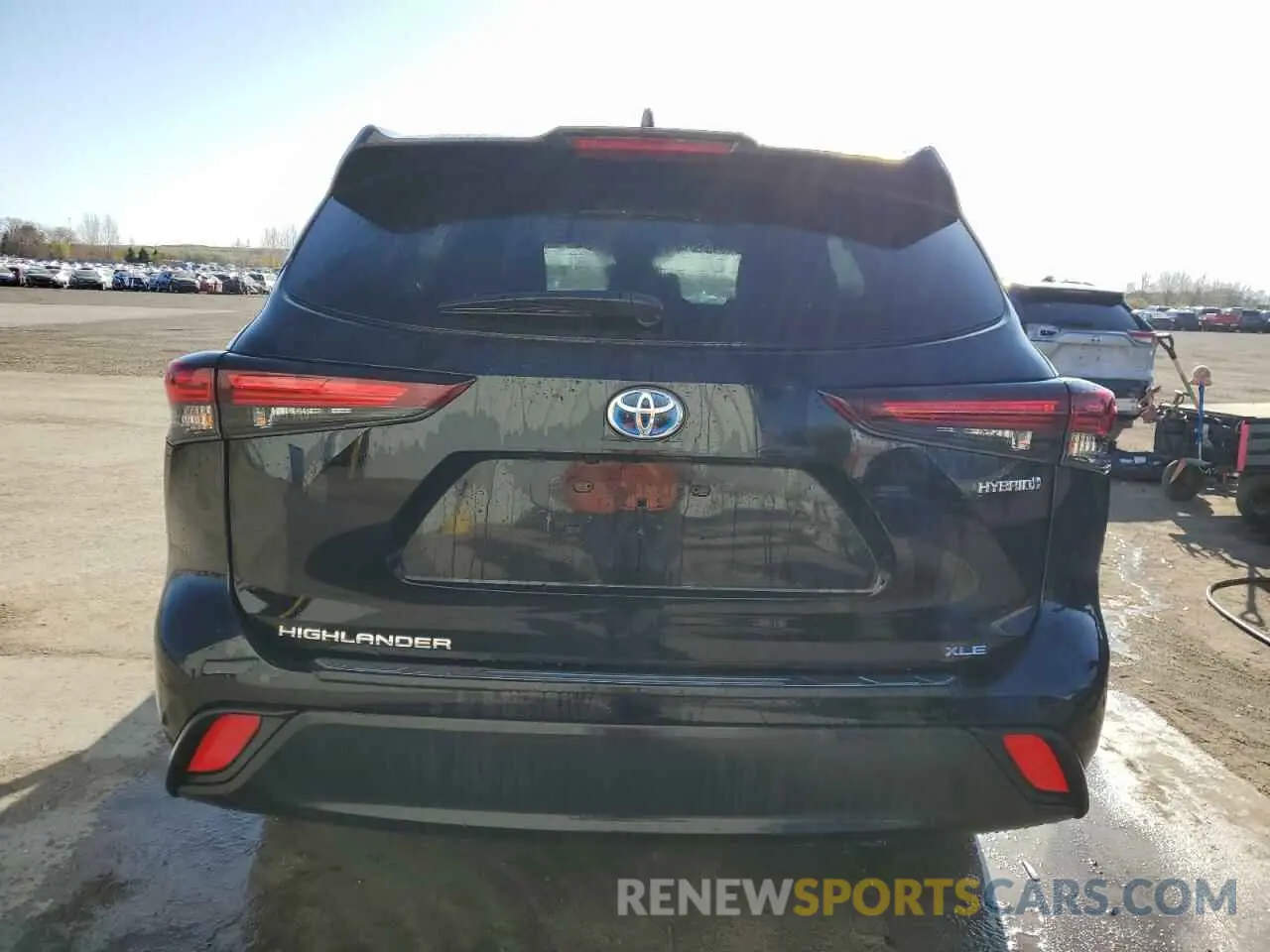 6 fotografías del automóvil dañado 5TDKBRCH2RS632792 TOYOTA HIGHLANDER 2024
