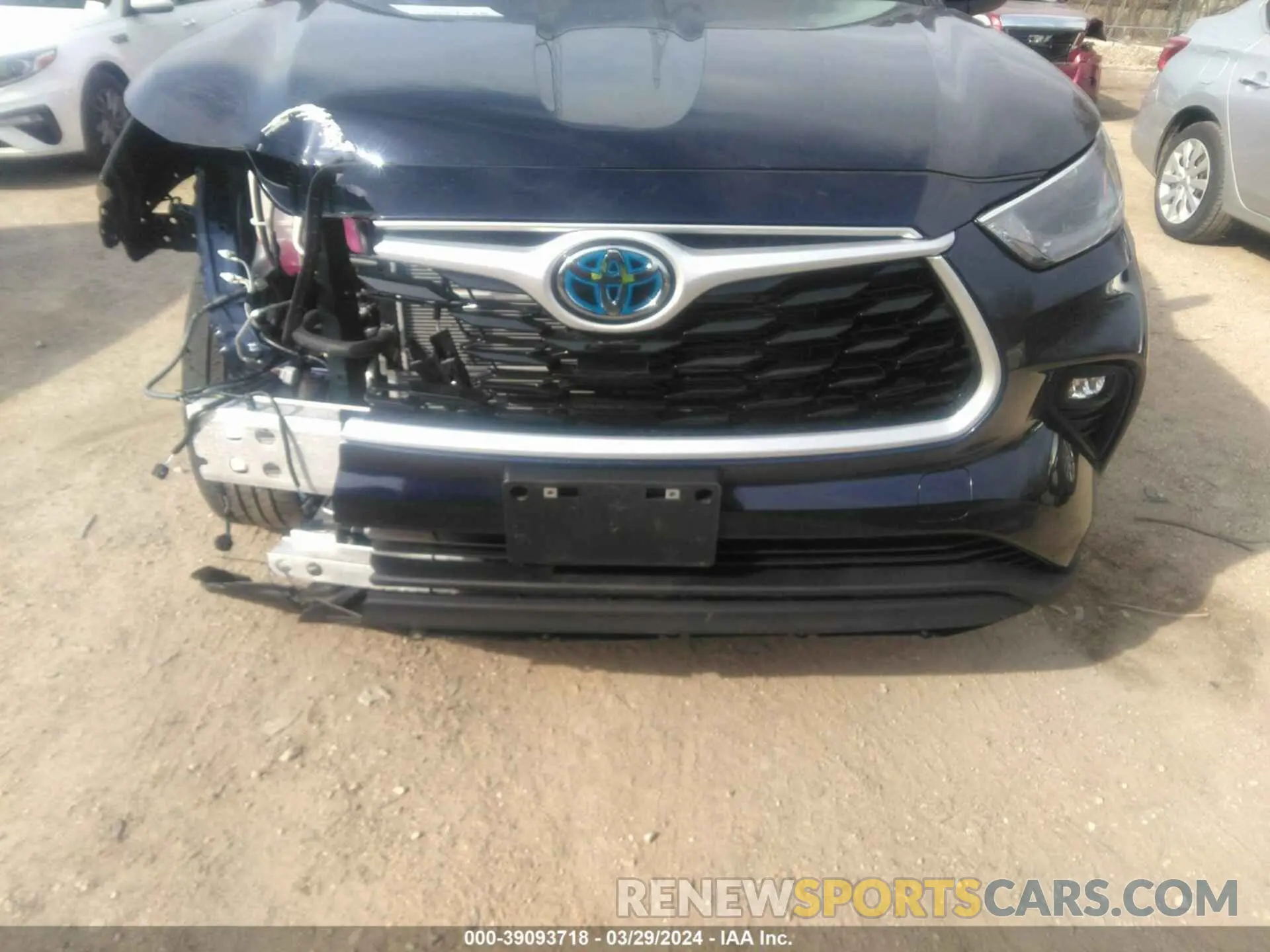 13 fotografías del automóvil dañado 5TDKBRCH5RS603903 TOYOTA HIGHLANDER 2024