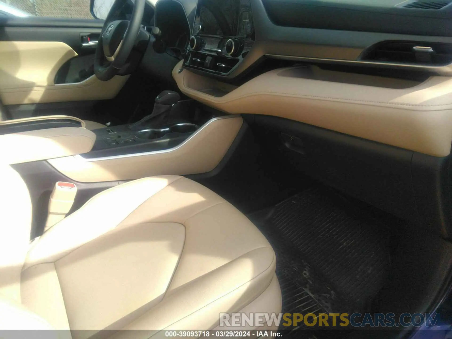 5 fotografías del automóvil dañado 5TDKBRCH5RS603903 TOYOTA HIGHLANDER 2024
