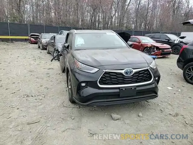 12 fotografías del automóvil dañado 5TDKBRCH6RS610410 TOYOTA HIGHLANDER 2024