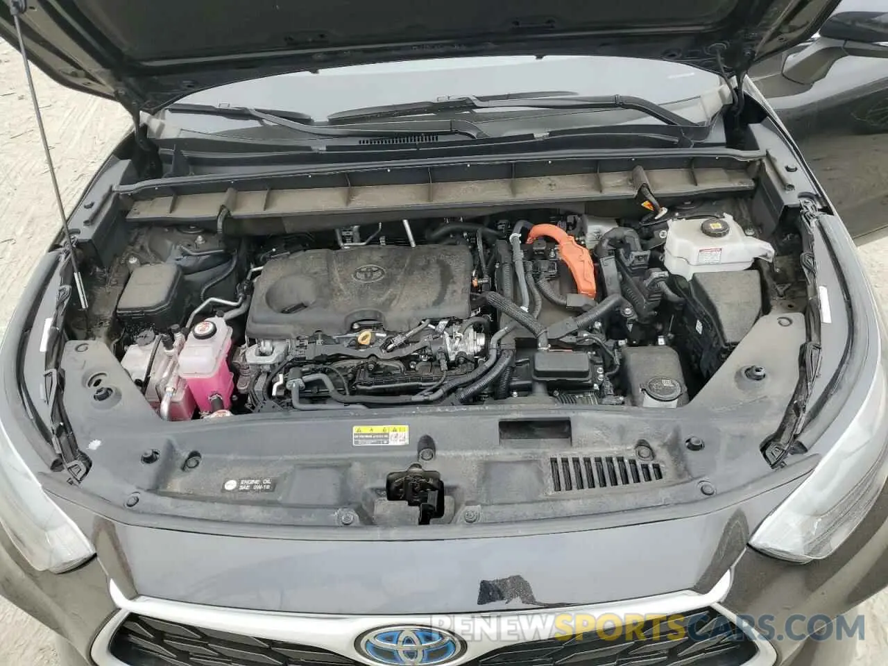 14 fotografías del automóvil dañado 5TDKBRCH6RS610410 TOYOTA HIGHLANDER 2024