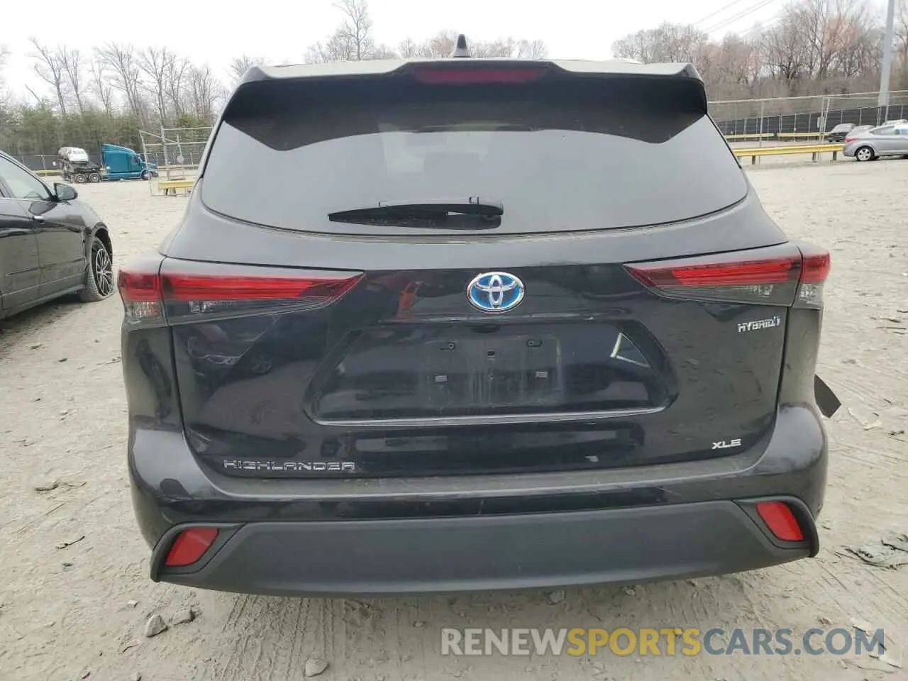 6 fotografías del automóvil dañado 5TDKBRCH6RS610410 TOYOTA HIGHLANDER 2024