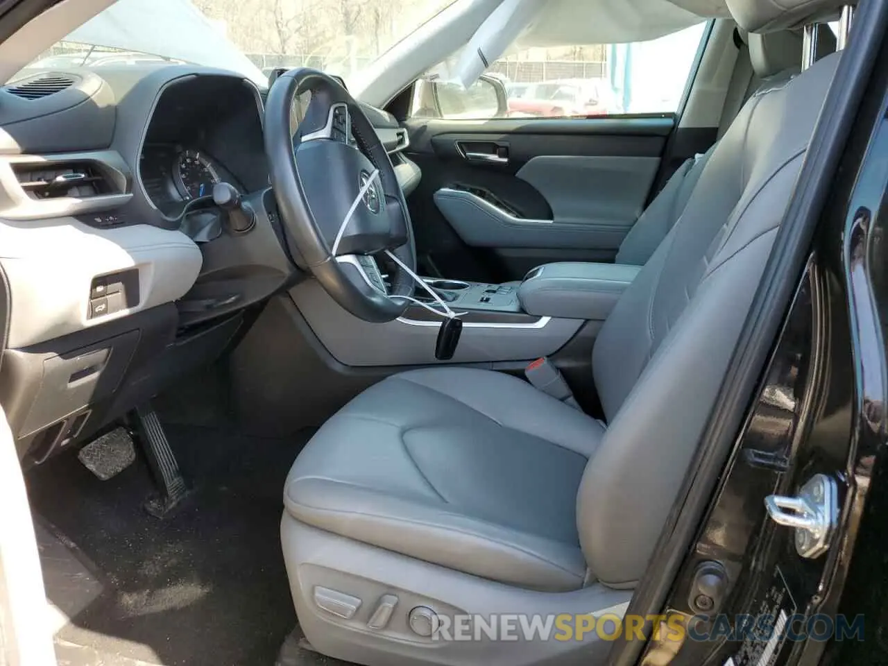 7 fotografías del automóvil dañado 5TDKBRCH6RS610410 TOYOTA HIGHLANDER 2024