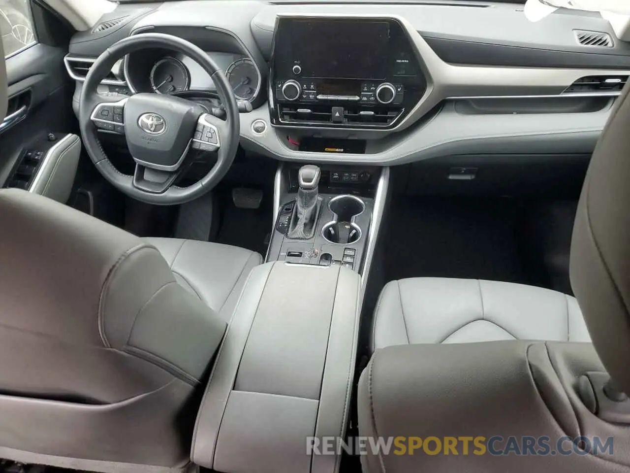 8 fotografías del automóvil dañado 5TDKBRCH6RS610410 TOYOTA HIGHLANDER 2024