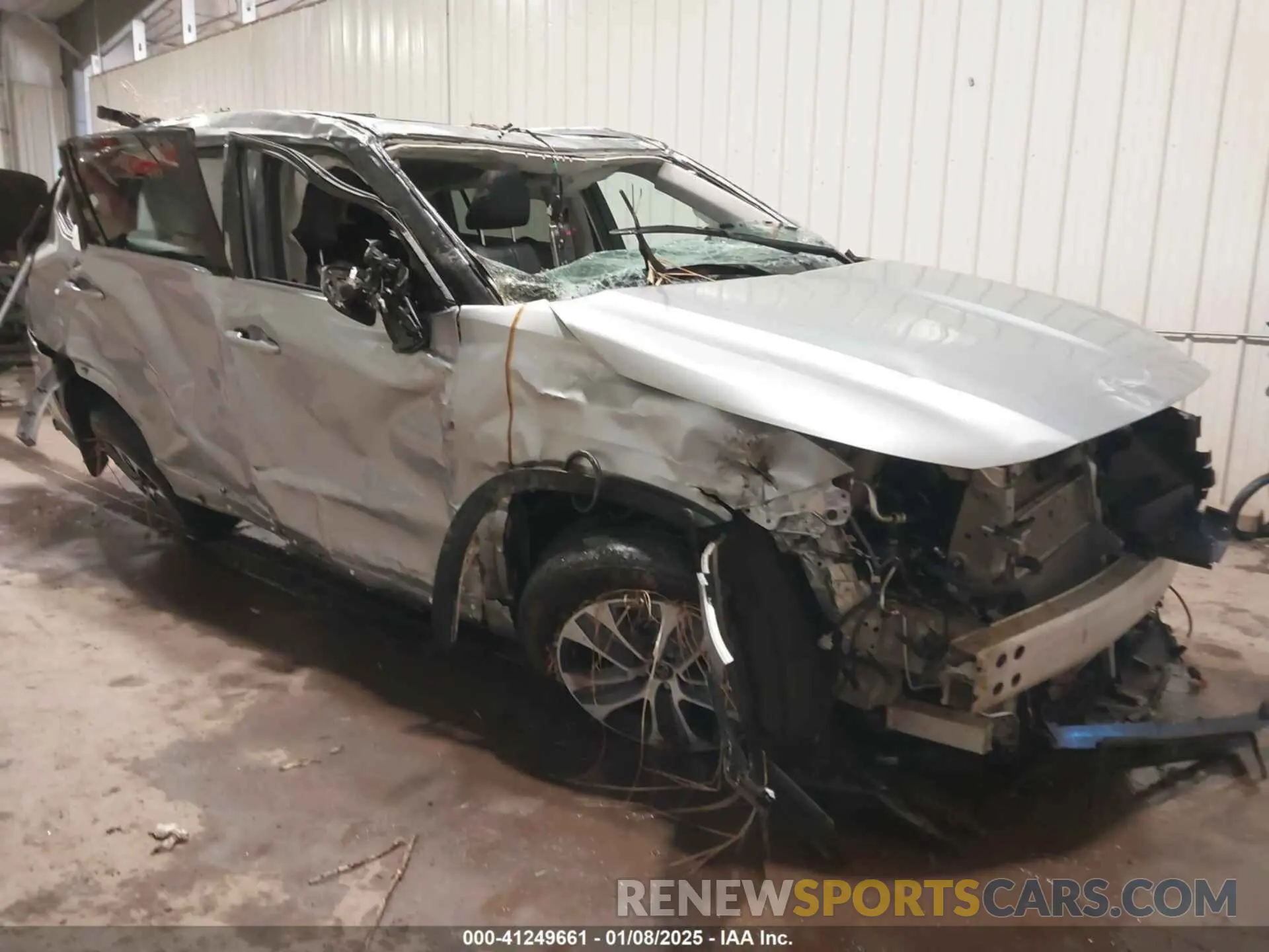 1 fotografías del automóvil dañado 5TDKBRCH8RS607251 TOYOTA HIGHLANDER 2024