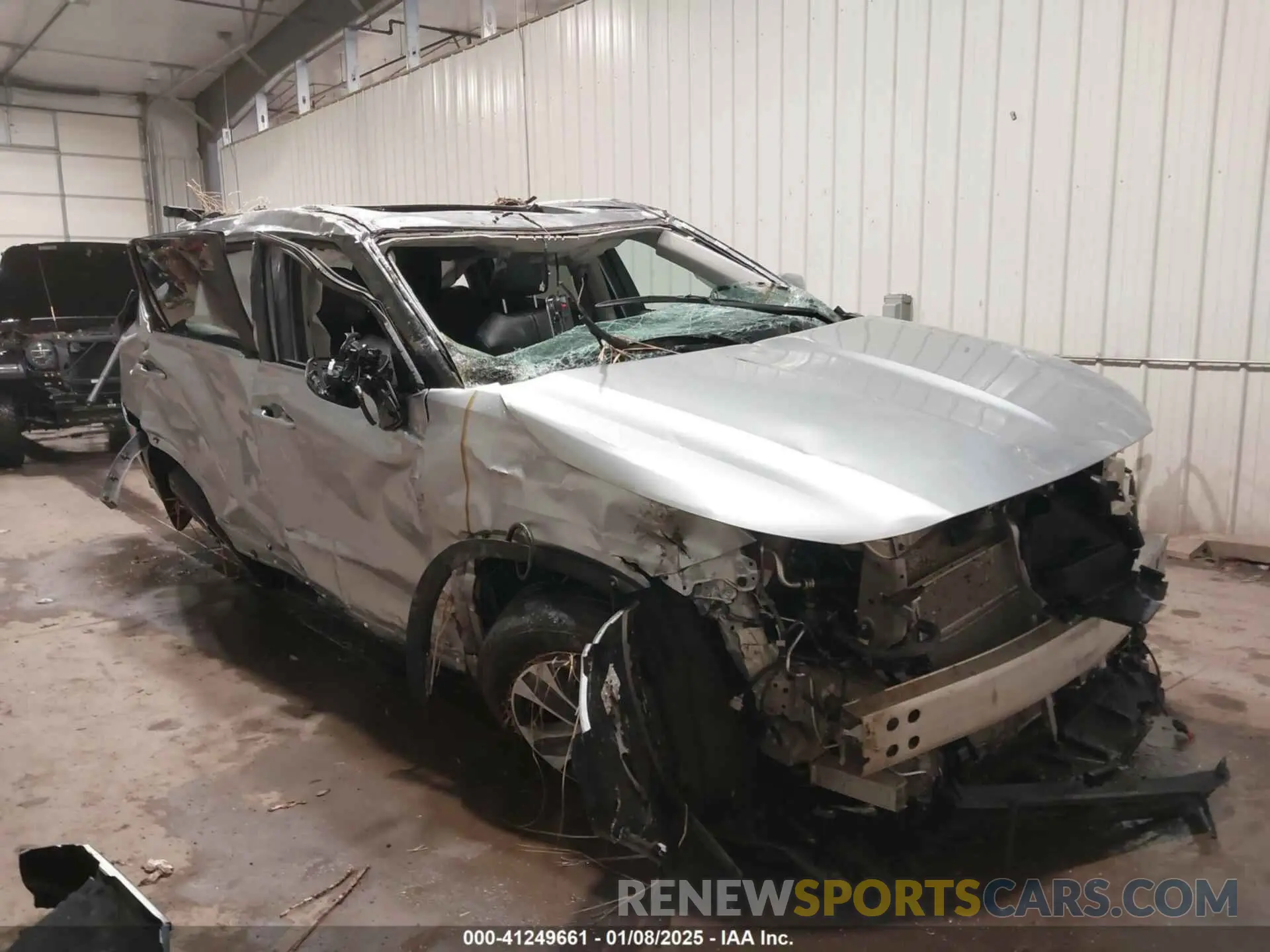 6 fotografías del automóvil dañado 5TDKBRCH8RS607251 TOYOTA HIGHLANDER 2024