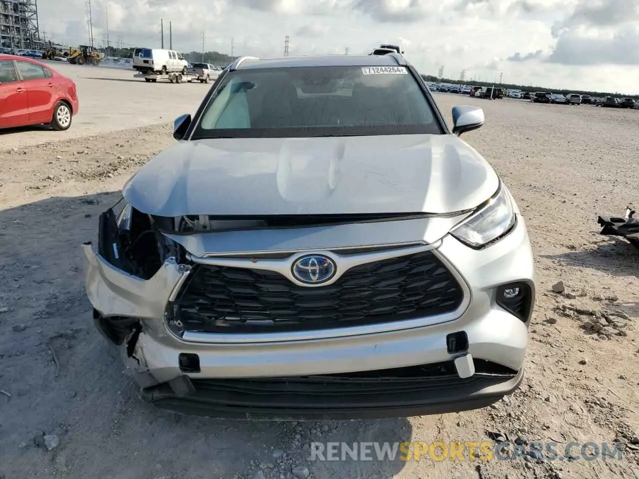 5 fotografías del automóvil dañado 5TDKBRCH9RS620784 TOYOTA HIGHLANDER 2024