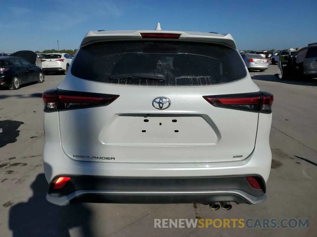 6 fotografías del automóvil dañado 5TDKDRAH0RS532123 TOYOTA HIGHLANDER 2024