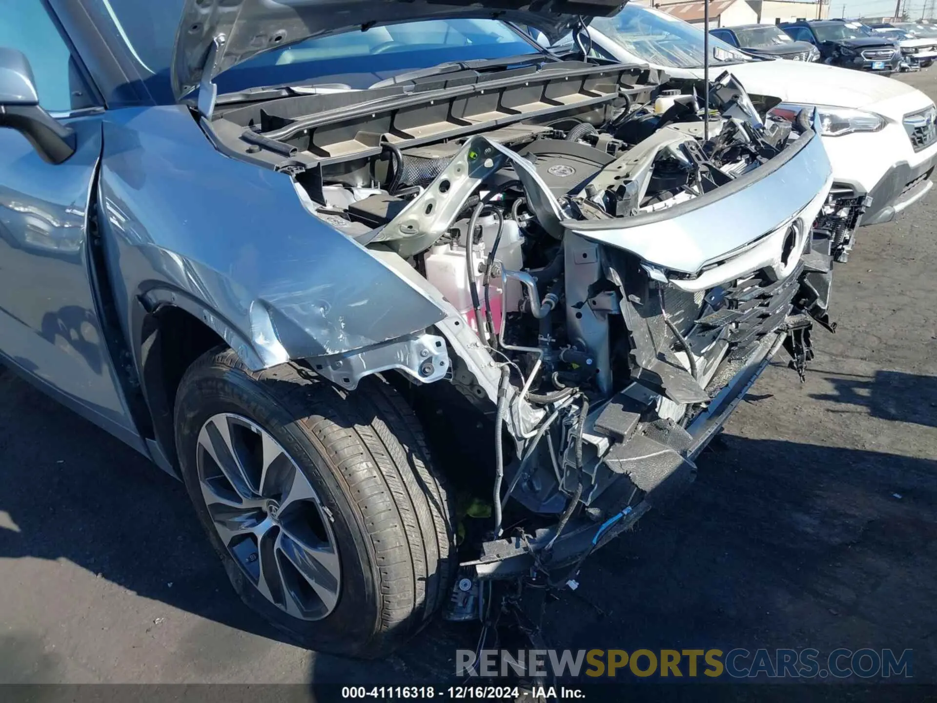 21 fotografías del automóvil dañado 5TDKDRAH1RS535919 TOYOTA HIGHLANDER 2024
