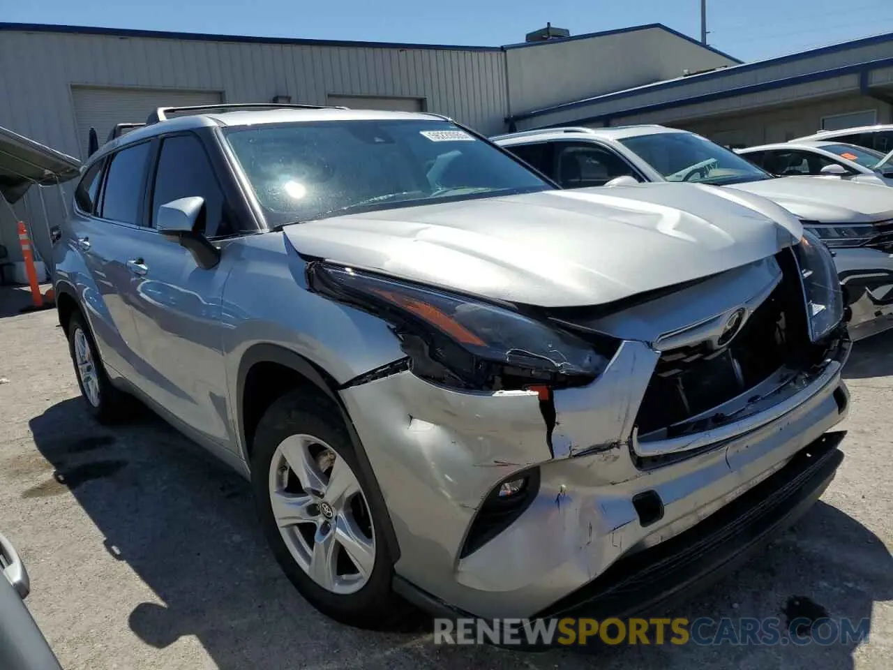 4 fotografías del automóvil dañado 5TDKDRAH2RS050379 TOYOTA HIGHLANDER 2024